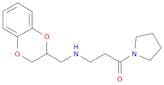 1-Propanone, 3-[[(2,3-dihydro-1,4-benzodioxin-2-yl)methyl]amino]-1-(1-pyrrolidinyl)-