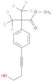 Benzeneacetic acid, 4-(4-hydroxy-1-butyn-1-yl)-α,α-di(methyl-d3)-, methyl ester