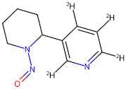Pyridine-2,3,4,6-d4, 5-(1-nitroso-2-piperidinyl)-