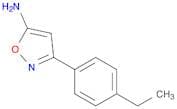 3-(4-Ethylphenyl)isoxazol-5-amine