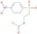 Carbonochloridic acid, 2-[(4-nitrophenyl)sulfonyl]ethyl ester