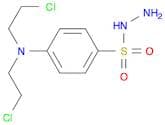 Benzenesulfonic acid, 4-[bis(2-chloroethyl)amino]-, hydrazide