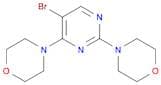 4-[5-Bromo-4-(morpholin-4-yl)pyrimidin-2-yl]morpholine