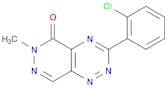 Pyridazino[4,5-e]-1,2,4-triazin-5(6H)-one, 3-(2-chlorophenyl)-6-methyl-