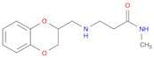 Propanamide, 3-[[(2,3-dihydro-1,4-benzodioxin-2-yl)methyl]amino]-N-methyl-