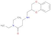 Propanamide, 3-[[(2,3-dihydro-1,4-benzodioxin-2-yl)methyl]amino]-N,N-diethyl-