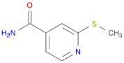4-Pyridinecarboxamide, 2-(methylthio)-