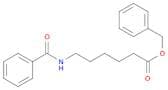 Hexanoic acid, 6-(benzoylamino)-, phenylmethyl ester