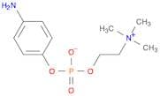 Ethanaminium,2-[[(4-aminophenoxy)hydroxyphosphinyl]oxy]-N,N,N-trimethyl-, inner salt