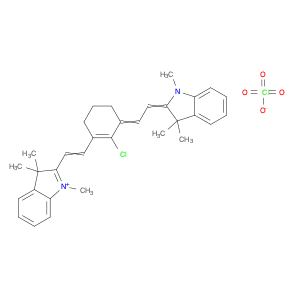 3H-Indolium, 2-[2-[2-chloro-3-[2-(1,3-dihydro-1,3,3-trimethyl-2H-indol-2-ylidene)ethylidene]-1-cyc…