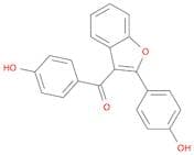 Methanone, (4-hydroxyphenyl)[2-(4-hydroxyphenyl)-3-benzofuranyl]-