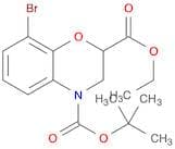 4H-1,4-Benzoxazine-2,4-dicarboxylic acid, 8-bromo-2,3-dihydro-, 4-(1,1-dimethylethyl) 2-ethyl ester