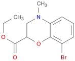 2H-1,4-Benzoxazine-2-carboxylic acid, 8-bromo-3,4-dihydro-4-methyl-, ethyl ester