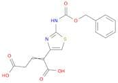 2-Pentenedioic acid, 2-[2-[[(phenylmethoxy)carbonyl]amino]-4-thiazolyl]-