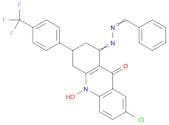 1-(Benzylidenehydrazono)-7-chloro-10-hydroxy-3-(4-(trifluoromethyl)phenyl)-1,2,3,4-tetrahydroacrid…