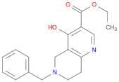 1,6-Naphthyridine-3-carboxylic acid, 5,6,7,8-tetrahydro-4-hydroxy-6-(phenylmethyl)-, ethyl ester