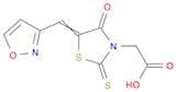 2-(5-(Isoxazol-3-ylmethylene)-4-oxo-2-thioxothiazolidin-3-yl)acetic acid