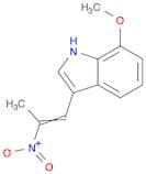 1H-Indole, 7-methoxy-3-(2-nitro-1-propen-1-yl)-