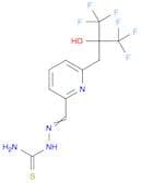 Hydrazinecarbothioamide, 2-[[6-[3,3,3-trifluoro-2-hydroxy-2-(trifluoromethyl)propyl]-2-pyridinyl]m…