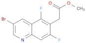 Methyl 2-(3-bromo-5,7-difluoroquinolin-6-yl)acetate