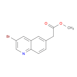 6-Quinolineacetic acid, 3-bromo-, methyl ester
