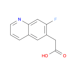 2-(7-Fluoroquinolin-6-yl)acetic acid