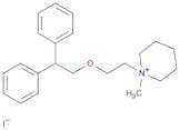 Piperidinium, 1-[2-(2,2-diphenylethoxy)ethyl]-1-methyl-, iodide (1:1)