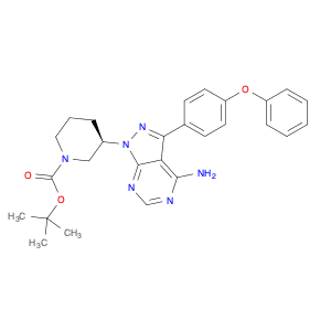 1-Piperidinecarboxylic acid, 3-[4-amino-3-(4-phenoxyphenyl)-1H-pyrazolo[3,4-d]pyrimidin-1-yl]-, 1,…