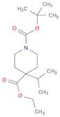 1,4-Piperidinedicarboxylic acid, 4-(1-methylethyl)-, 1-(1,1-dimethylethyl) 4-ethyl ester