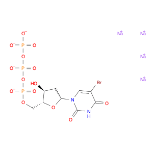 Uridine 5'-(tetrahydrogen triphosphate), 5-bromo-2'-deoxy-, tetrasodium salt (9CI)