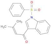 2-Buten-1-one, 3-methyl-1-[1-(phenylsulfonyl)-1H-indol-3-yl]-