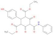 1,3-Cyclohexanedicarboxylic acid, 2-(4-hydroxyphenyl)-4,6-dioxo-5-[(phenylamino)carbonyl]-, 1,3-di…