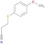 3-[(4-Methoxyphenyl)sulfanyl]propanenitrile