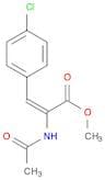 2-Propenoic acid, 2-(acetylamino)-3-(4-chlorophenyl)-, methyl ester, (2Z)-