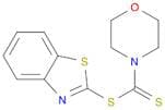 4-Morpholinecarbodithioic acid, 2-benzothiazolyl ester