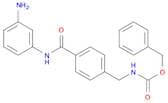 Carbamic acid, N-[[4-[[(3-aminophenyl)amino]carbonyl]phenyl]methyl]-, phenylmethyl ester