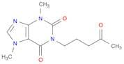 1H-Purine-2,6-dione, 3,7-dihydro-3,7-dimethyl-1-(4-oxopentyl)-