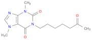 1H-Purine-2,6-dione, 3,7-dihydro-3,7-dimethyl-1-(6-oxoheptyl)-