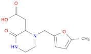 (1-[(5-Methyl-2-furyl)methyl]-3-oxo-2-piperazinyl)acetic acid