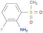 2-fluoro-6-methanesulfonylaniline