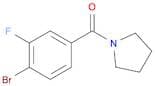 1-[(4-Bromo-3-fluorophenyl)carbonyl]pyrrolidine