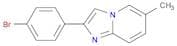 Imidazo[1,2-a]pyridine, 2-(4-bromophenyl)-6-methyl-