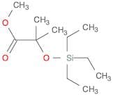 Propanoic acid, 2-methyl-2-[(triethylsilyl)oxy]-, methyl ester