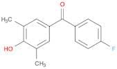 Methanone, (4-fluorophenyl)(4-hydroxy-3,5-dimethylphenyl)-