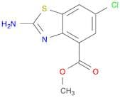 4-Benzothiazolecarboxylic acid, 2-amino-6-chloro-, methyl ester
