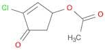 2-Cyclopenten-1-one, 4-(acetyloxy)-2-chloro-