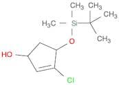 2-Cyclopenten-1-ol, 3-chloro-4-[[(1,1-dimethylethyl)dimethylsilyl]oxy]-