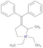 Pyrrolidinium, 3-(diphenylmethylene)-1,1-diethyl-2-methyl-