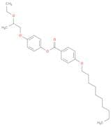Benzoic acid, 4-(decyloxy)-, 4-(2-ethoxypropoxy)phenyl ester