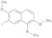 Naphthalene, 7-iodo-1,2,6-trimethoxy-
